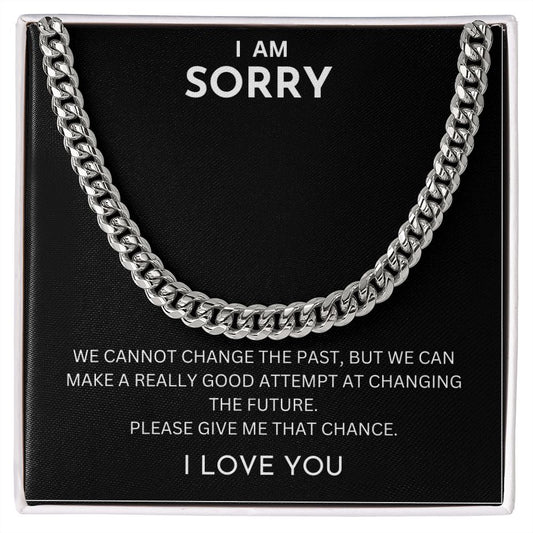 SORRY | CUBAN LINK | BLACK