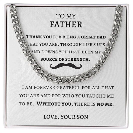 FATHER | CUBAN LINK | WHITE