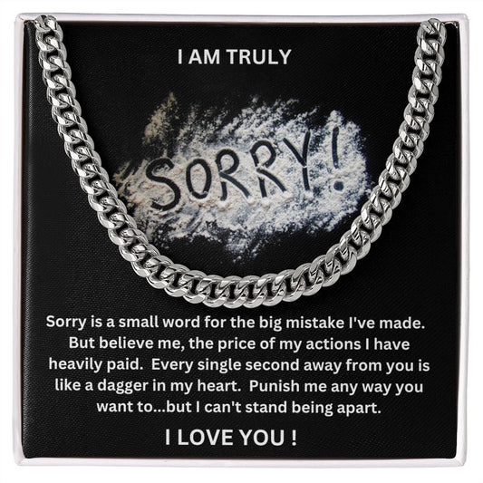 TRULY SORRY | CUBAN LINK | BLACK