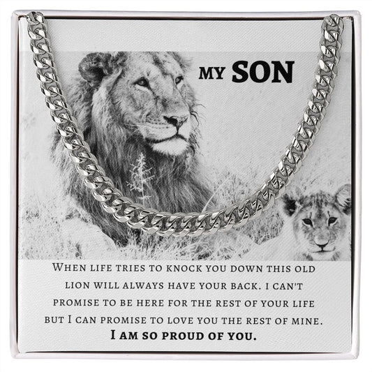 SON | CUBAN LINK | LION | WHITE