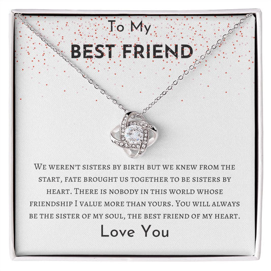 BEST FRIEND | LOVE KNOT | WHITE & RED DOTS