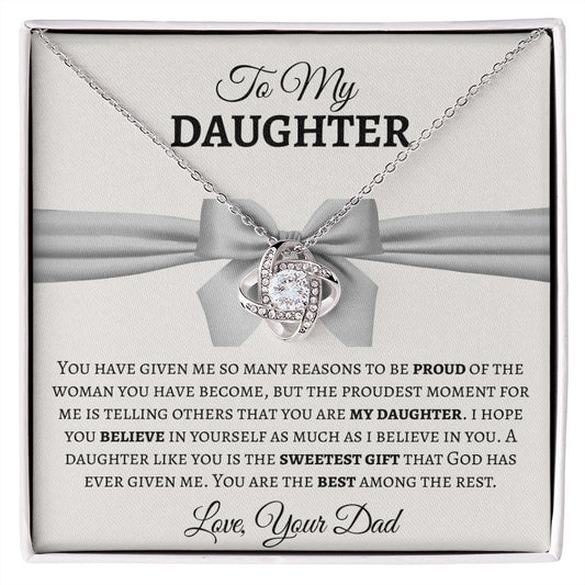 DAUGHTER | LOVE KNOT | L.GREY | DAD
