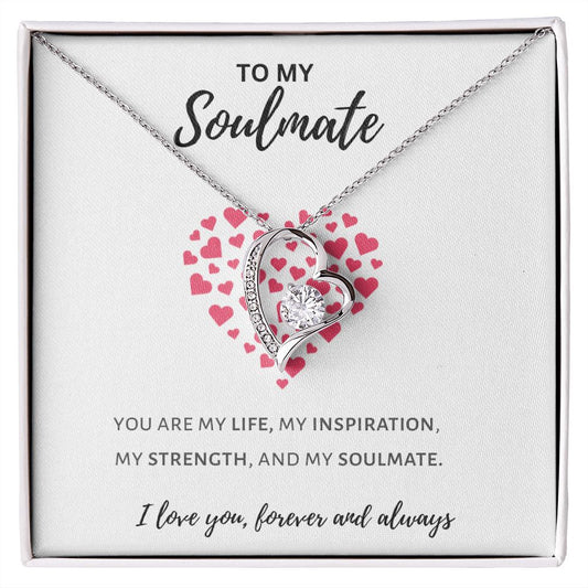 SOULMATE | FOREVER LOVE | HEART | WHITE & RED