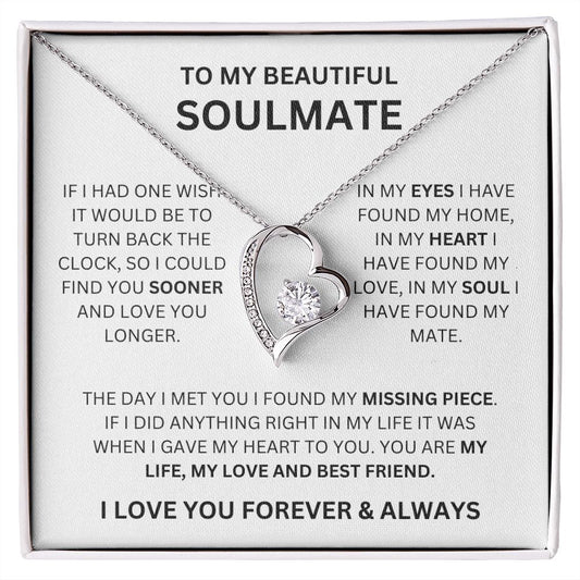 SOULMATE | FOREVER LOVE NECKLACE | WHITE